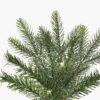 9′ Douglas Fir Slim Christmas Tree w/1600 Low Voltage 3mm Lights